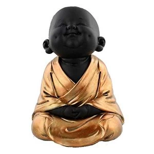 Image of HESTIA? Rose Gold Buddha Figurine - Meditating