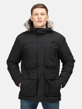 Image of Regatta Volter Waterproof Parka Heated Jacket - Black, Size S, Men