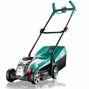 Image of Bosch Rotak 32 Li-Ion Ergoflex Cordless Rotary Lawnmower