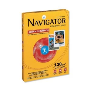 Image of Navigator Colour Documents Paper Ultra Smooth 120gsm A4 White 250 Sheets