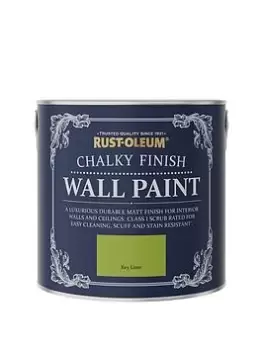 Image of Rust-Oleum Chalky Wall Paint Key Lime 2.5L