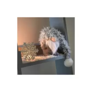 Image of Marco Paul - Grey Christmas Fabric Gonk 40cm (Winter Wilbert)