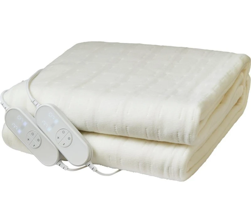 Image of Morphy Richards EverCosy Fleece Heated Throw - Cream, 200 x 152cm 5056765401830
