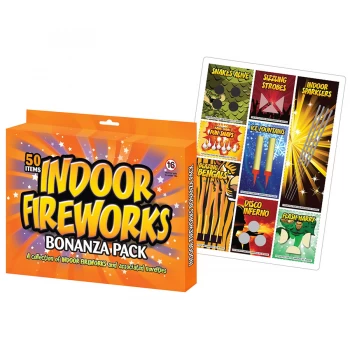 Image of Robert Dyas Tobar 50 Assorted Indoor Fireworks