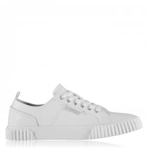 Image of Lyle and Scott Mitchell Mens Canvas Trainers - White 626