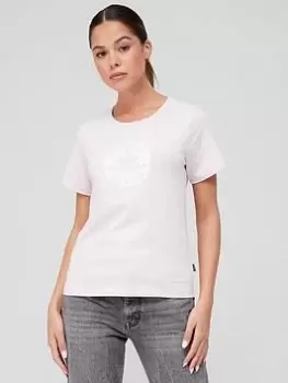 Image of Converse Soft Tones Chuck Patch Ss Tee - Light Pink, Size S, Women