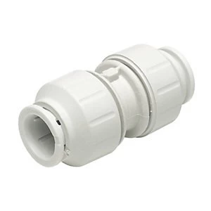 Image of John Guest Speedfit PEM0415WP Straight Coupler - 15mm