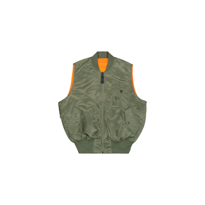 Image of alpha industries Sleeveless jacket Alpha Industries MA-1 Heritage Vert Male 2XL