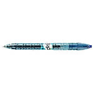 Image of Pilot B2P Gel Retractable Rollerball Pen Fine 0.4mm Blue Pack of 10