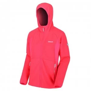 Image of Regatta Womens Terota Full Zip Hooded Fleece - Neon Pink