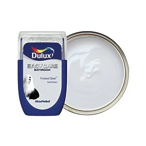 Image of Dulux Easycare Bathroom Frosted Steel Soft Sheen Emulsion Paint 30ml