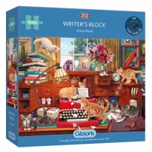 Image of Gibsons Writers Block 1000 Piece Jigsaw Puzzle