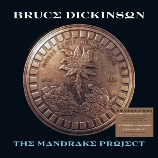 Image of Bruce Dickinson The Mandrake Project - Black Vinyl - Embossed Cover - Sealed 2024 UK 2-LP vinyl set BMGCAT844DLP