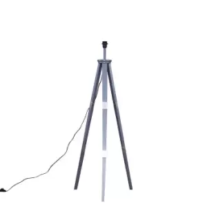 Image of Willow Grey Floor Lamp Base
