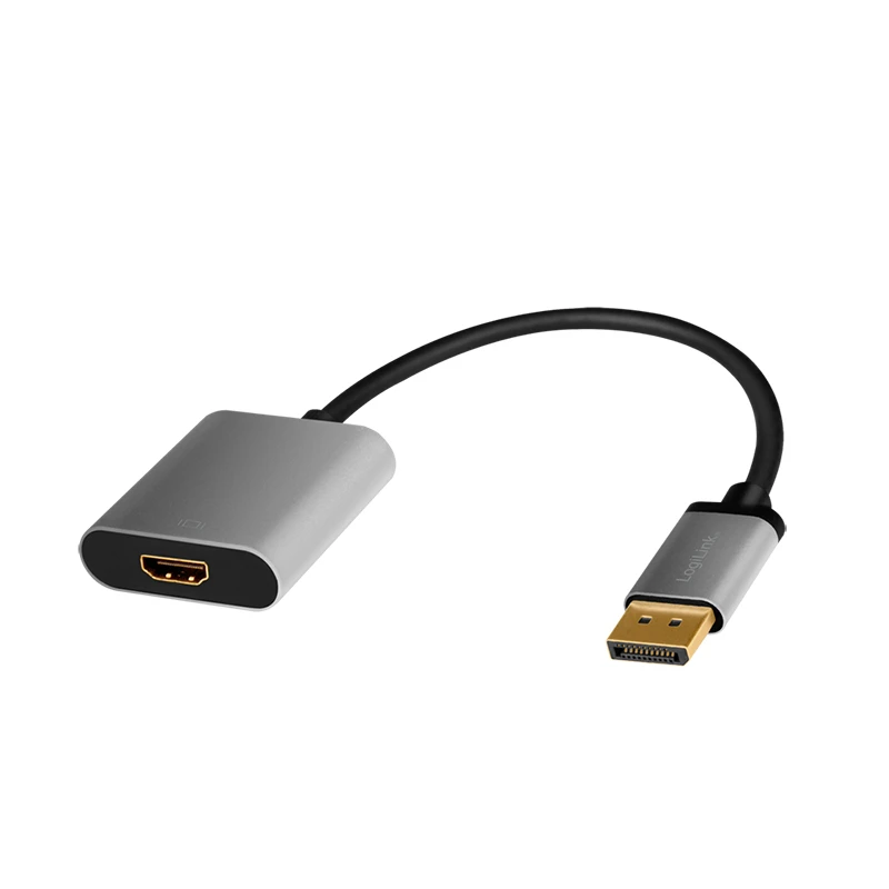 Image of LogiLink CDA0108 video cable adapter 0.15 m DisplayPort HDMI Black. Gr