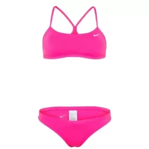 Image of Nike Racerback Bikini Set Womens - Pink
