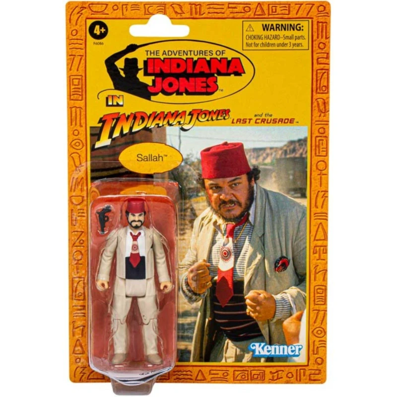 Image of Indiana Jones Retro Collection Sallah Action Figure (3.75”)