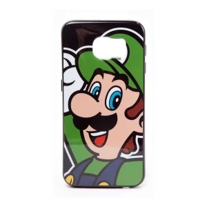 Image of Nintendo - Luigi Face Samsung S6 Phone Cover