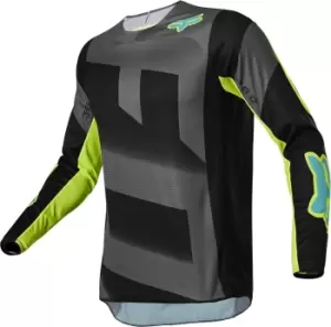 Image of FOX 360 Rkane Motocross Jersey, grey-yellow Size M grey-yellow, Size M