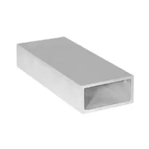 Image of Moderix Anodized Aluminum Bar Rectangular Tube Profile Straight Edge, Pack of 4.
