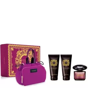 Image of Versace Crystal Noir Eau de Toilette 90ml Gift Set