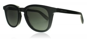 Image of Yves Saint Laurent SL143 Sunglasses Black Smoke 001 47mm