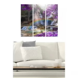 Image of MDF245383258 Multicolor Decorative MDF Painting (3 Pieces)