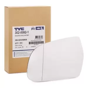 Image of TYC Wing Mirror Glass AUDI 302-0092-1 8K0857535F Side Mirror Glass,Mirror Glass,Door Mirror Glass,Rear View Mirror Glass,Mirror Glass, outside mirror