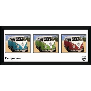 Image of VW Californian Camper Storyboard Framed Photographic Print