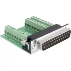 Image of Delock Delock 65318 D-SUB pin strip 180 ° Number of pins (num): 25, 27