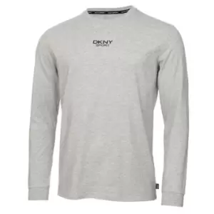 Image of DKNY Golf Liberty Long Sleeve T-Shirt Mens - Silver