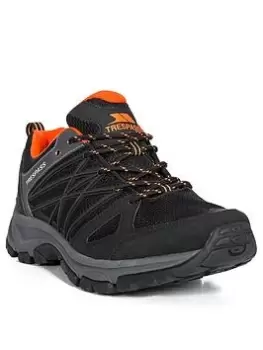 Image of Trespass Fisk Low - Black, Size 10, Men