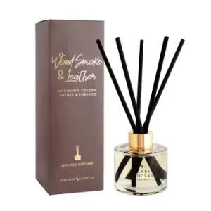 Image of Shearer Candles Reed Diffusers Wood Smoke & Leather 100ml
