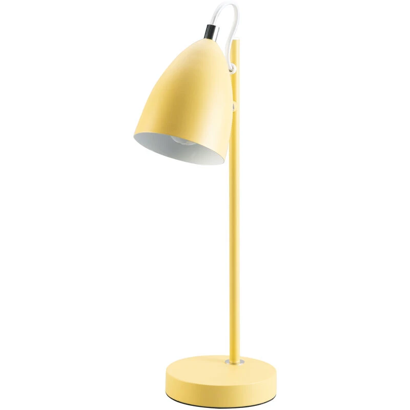 Image of BHS Lighting Sian Task Table Lamp Yellow