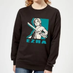 Image of Star Wars Rebels Ezra Womens Sweatshirt - Black - S