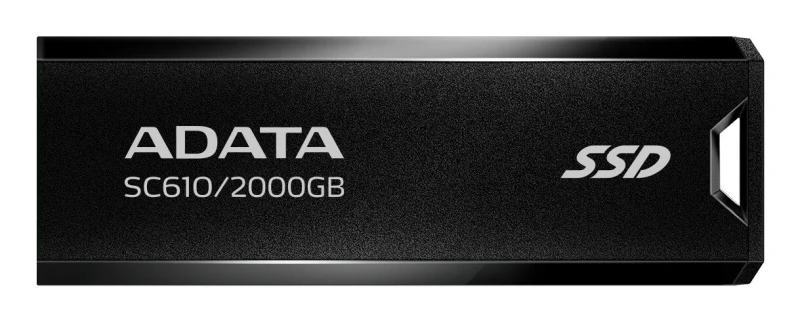 Image of ADATA SC610 2 TB USB Type-A 3.2 Gen 2 (3.1 Gen 2) Black SC610-2000G-CBK/RD