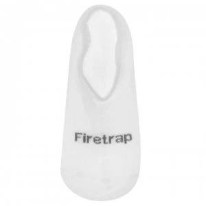 Image of Firetrap 3 Pack Invisible Socks Ladies - White