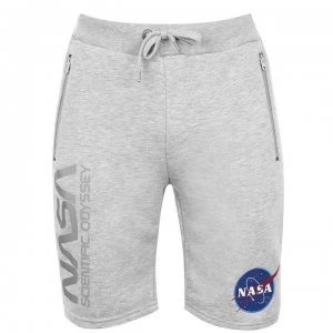 Image of Alpha Industries Alpha Industries NASA Shorts - Grey Heather 17