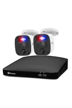 Image of Swann Enforcer SWDVK 446802MQB EU 4-Channel Full HD 1080p DVR 1TB... - Black