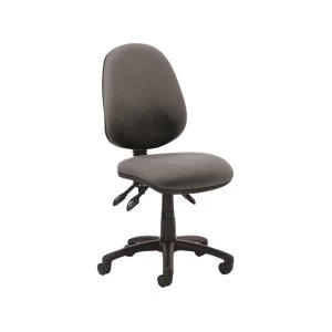 Image of Trexus Plus High Back Chair Fabric Chair Charcoal with Black Frame