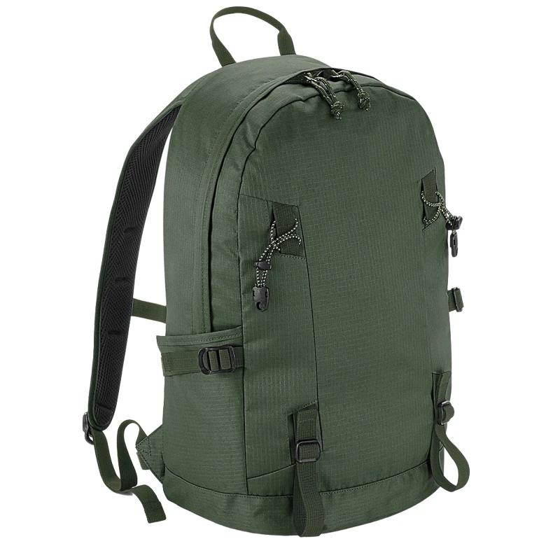 Image of Quadra Mens Everyday 20L Backpack in Olive Olive Male