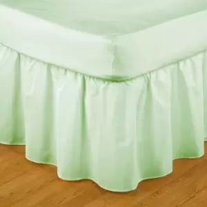 Image of Belledorm Easy Fit Frilled Platform Valance (Double) (Willow) - Willow