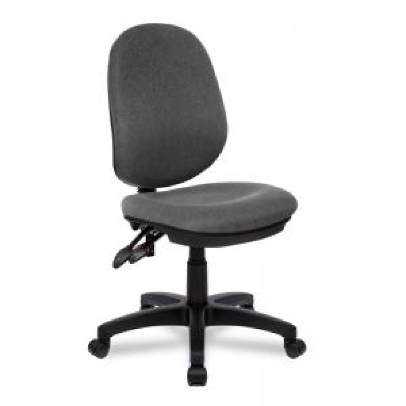 Image of Java Nautilus Designs Java 300 Medium Back Synchronous Triple Lever Fabric Operator Office Chair Without Arms Grey - BCF/P606/GY BCF/P606/GY