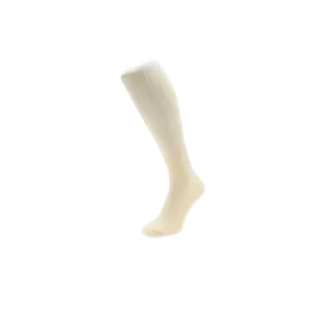 Image of Exceptio Traditional Club Cricket Socks Cream UK Size 8-12