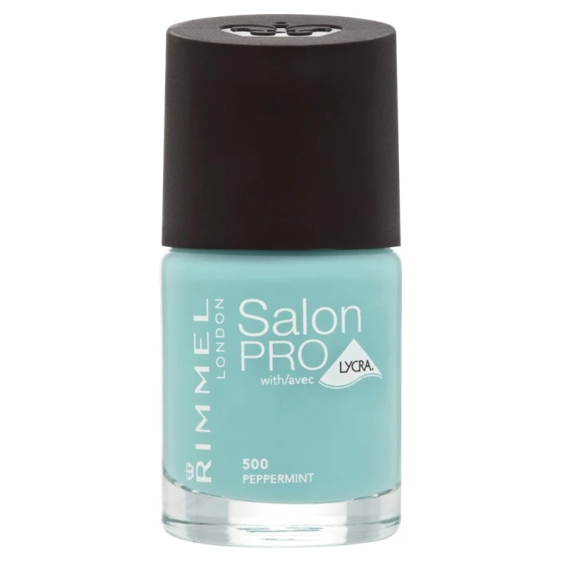 Image of Rimmel Salon Pro With Lycra Nail Polish 12ml - 500 Peppermint
