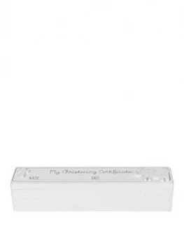 Image of Petit Cheri' Certificate Holder Christening, One Colour, Women