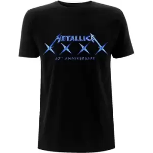 Image of Metallica - 40 XXXX Unisex Medium T-Shirt - Black