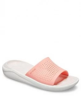 Image of Crocs Literide Slide Flat Sandal - Pink