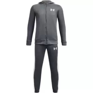 Image of Under Armour Knit Hooded Track Suit - Grey