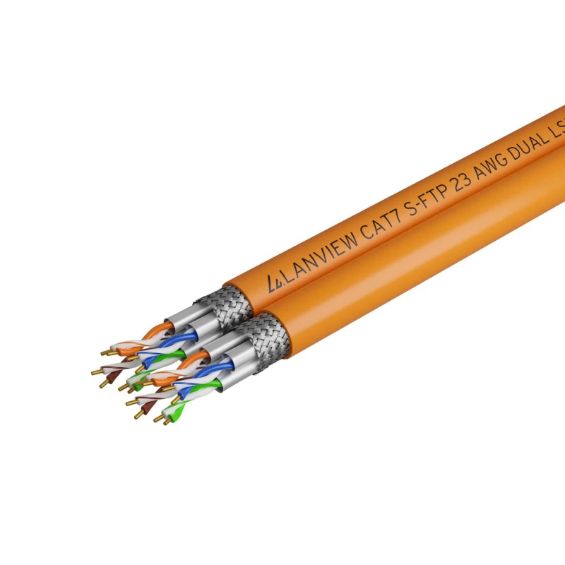 Image of Lanview LVN122510 networking cable Orange 500 m Cat7 S/FTP (S-STP)
